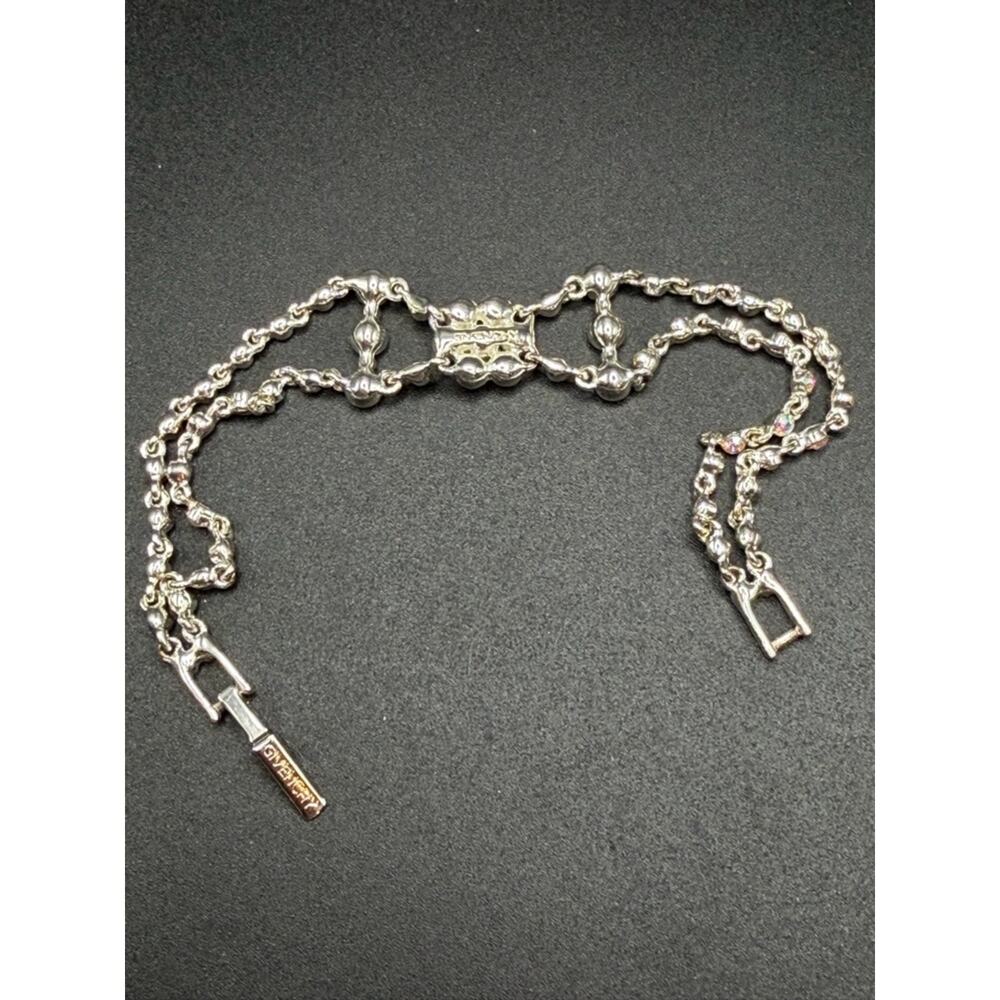 Givenchy flex Tennis Bracelet Crystal rhinestone #E444 - Picture 10 of 13